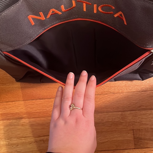 NWT Nautica Gray Tote Bag - Picture 6 of 6